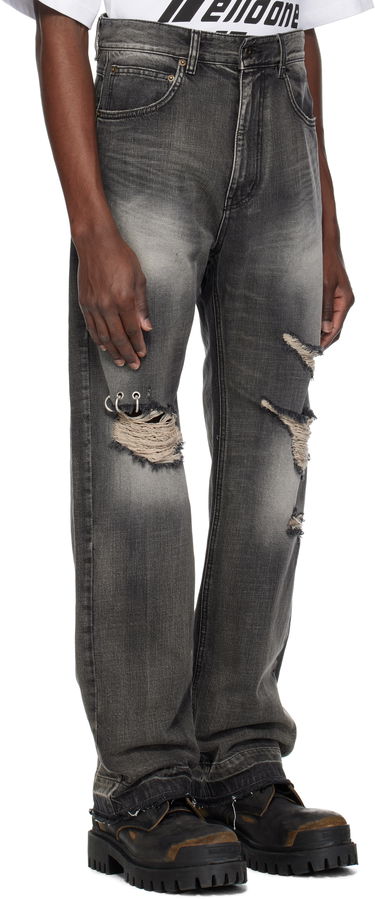Kavbojke We11done We11done Distressed Jeans Siva | WD-DP0-25-333-M-BK, 1