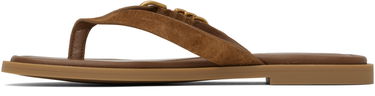 Nega čevljev rag & bone rag & bone Gia Suede Thong Sandals Rjava | WFF25SF1003SU03, 2