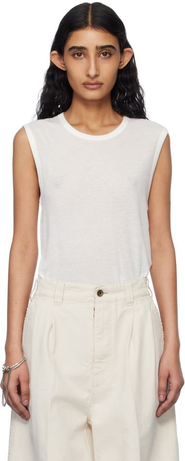 Majica brez rokavov Ann Demeulemeester Ann Demeulemeester Biba Sleeveless Tank Top Bela | 2510-W-JTO05-FA570-002, 0