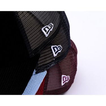 Kapa New Era New Era Patch Cord 9FORTY Trucker Hat Črna | 60603669, 6