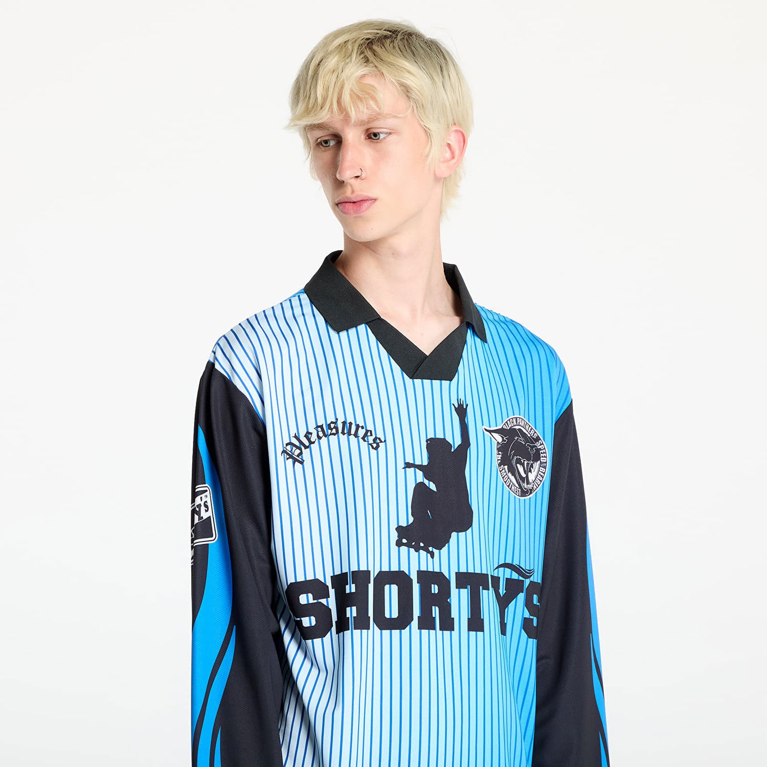 Dres Pleasures Dream Goalie Jersey Blue Modra | P24F003 BLUE, 1
