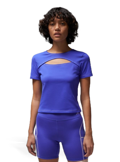 Majica Jordan Sport Keyhole T-Shirt Lila | DX0464-430