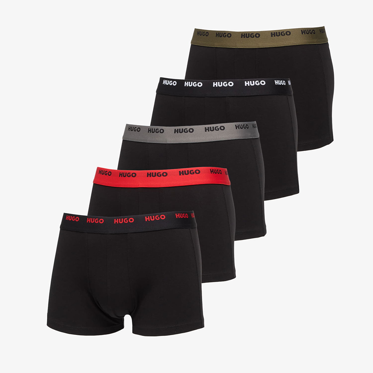 Boksarice BOSS Boxerky Hugo Trunk 5-Pack Multicolor Črna | 50532619-003, 0