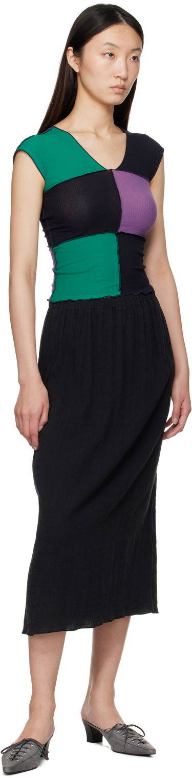 Majica brez rokavov Baserange Baserange Teak Patchwork Tank Top Večbarvna | TTTT-CR-AU25, 3