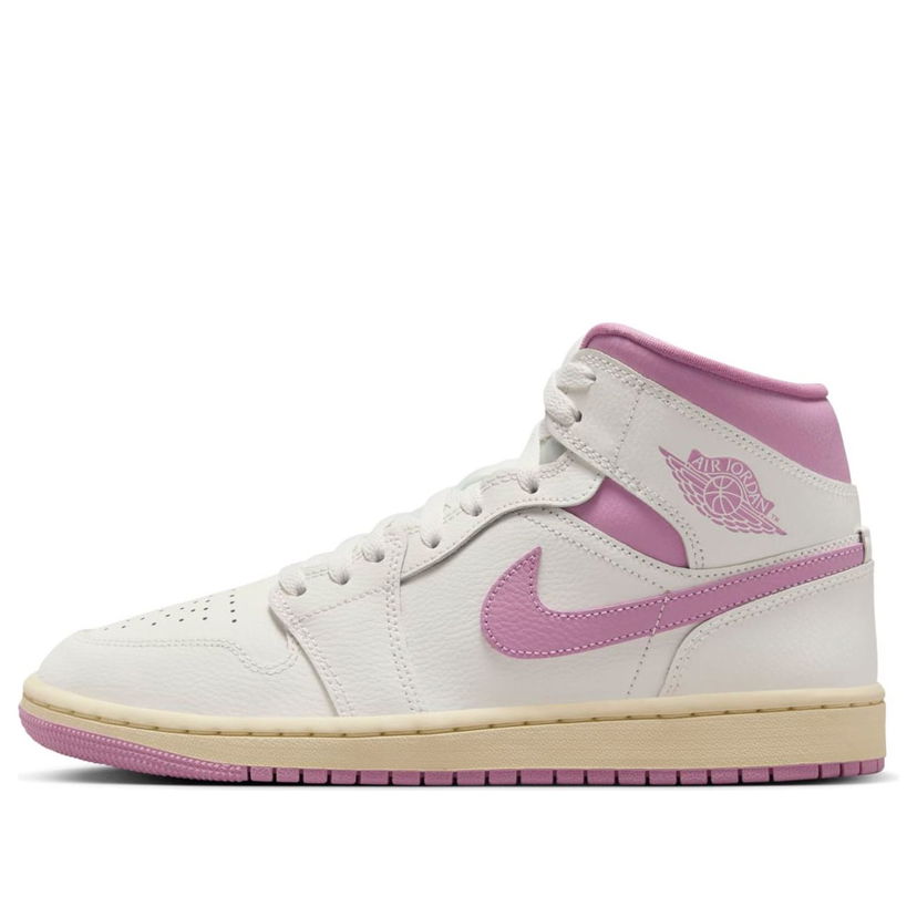 Superge in čevlji Jordan Air Jordan 1 Mid Sail Pink Bela | BQ6472-162