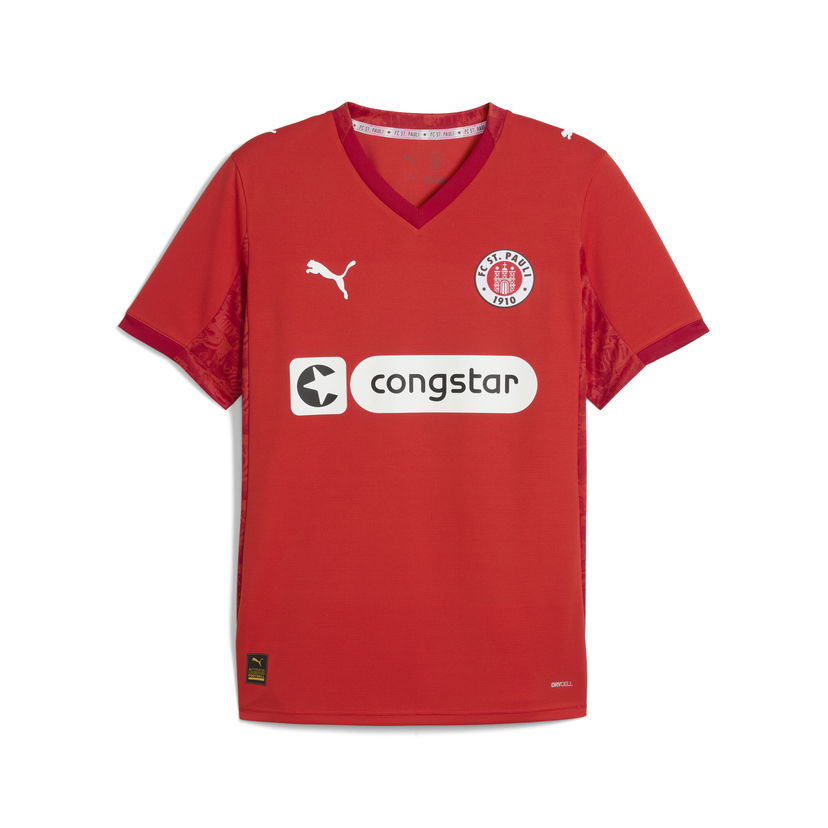 Dres Puma FC St. Pauli Fourth Jersey Rdeča | 783079_04