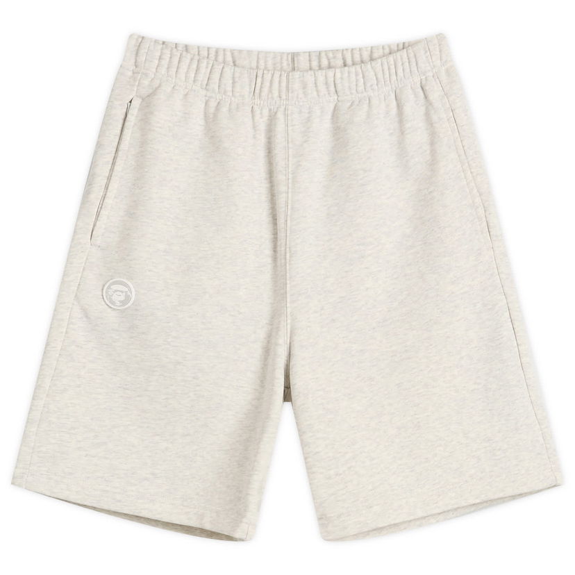 Kratke hlače AAPE by A Bathing Ape AAPE Now Solid Sweat Shorts, Size Large Siva | AAPSPMB676XA-WH2