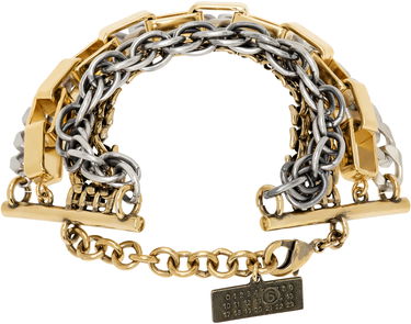 Zapestnica Maison Margiela MM6 Maison Margiela Mixed Chain Bracelet Kovinski | SM6UY0085 P7214, 1