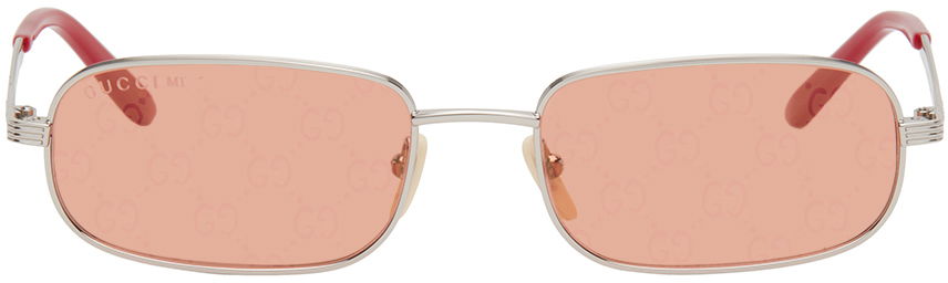 Sončna očala Gucci Rectangular Sunglasses Rdeča | GG1457S, 0