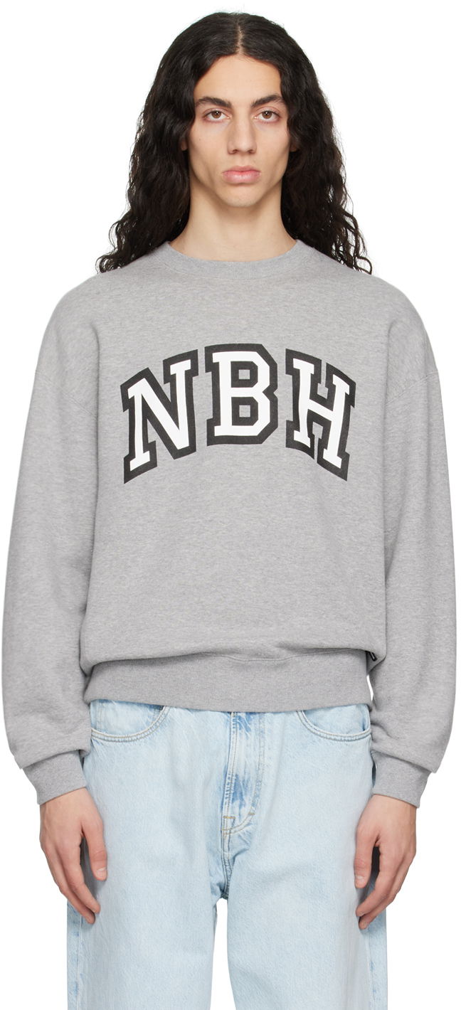 Pulover Neighborhood Neighborhood Printed Sweatshirt Siva | 222TPNH-CSM01