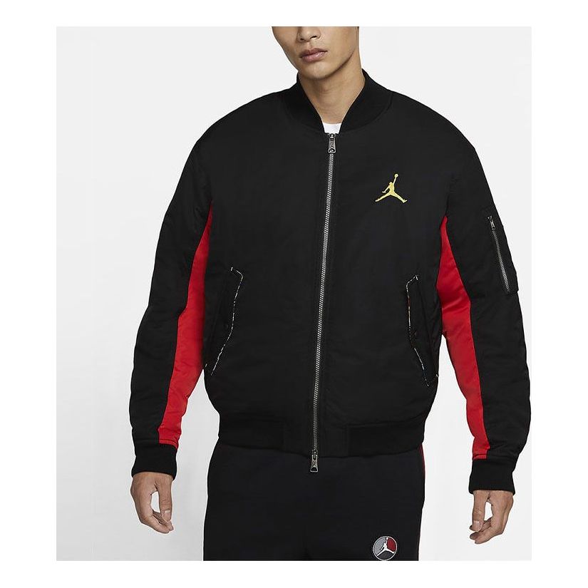 Bomber jakna Jordan Jordan MA-1 Embroidered Bomber Jacket Črna | DB3693-010