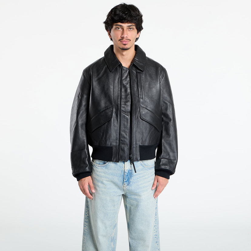 Jakna Y-3 Y-3 Leather Jacket Črna | JX4820