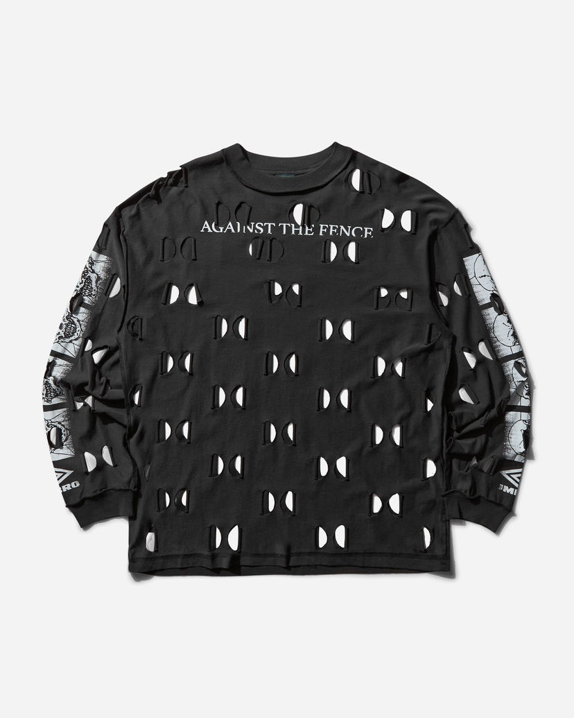 Majica Umbro Against The Fence Longsleeve T-Shirt Črna | UBMW0290JY82 BLK0020