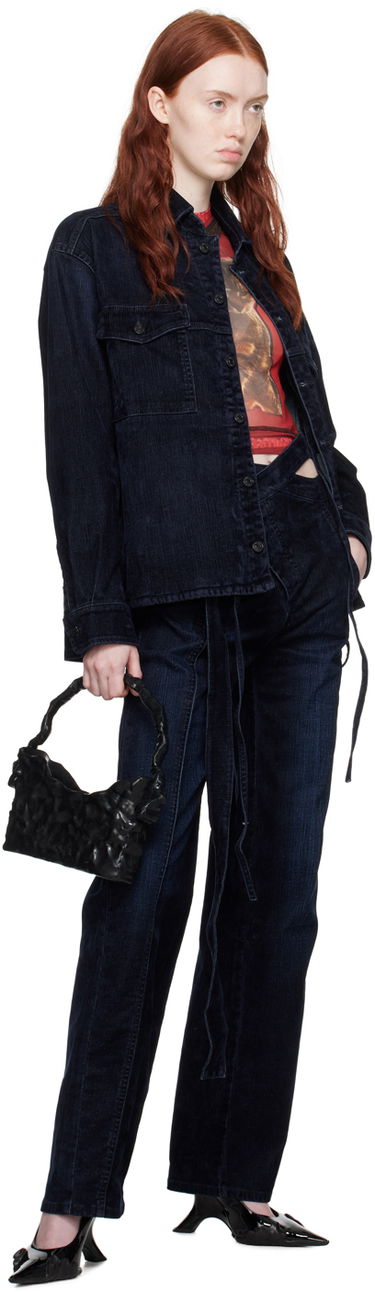 Jakna Ottolinger Ottolinger Oversized Denim Jacket Mornarica | 1700410, 3