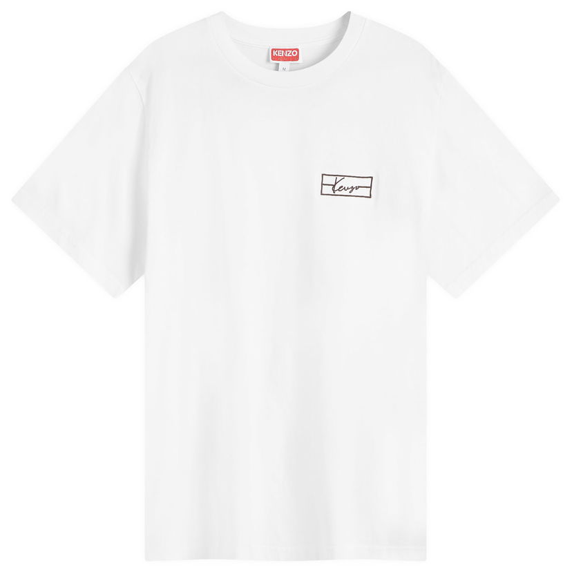 Majica KENZO Slim Fit Embroidered T-Shirt Bela | FF55TS5254SO-02