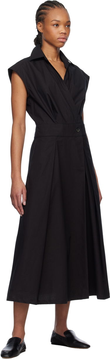 Obleke A.P.C. A.P.C. Athena Midi Dress Črna | COEVD-F35149, 3
