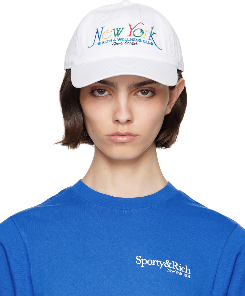 Kapa Sporty & Rich Sporty & Rich NY 94 Health & Wellness Club Cap Bela | AC040622034WH57