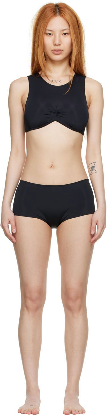 Kopalke Collina Strada Collina Strada Recycled Nylon Bikini Črna | XX2119