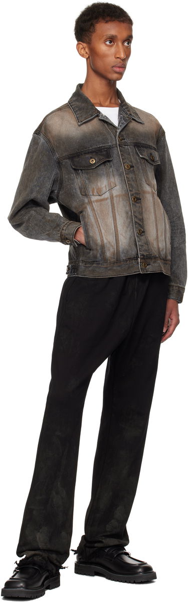 Jakna We11done We11done Washed Denim Jacket Siva | WD-DJ3-24-315-U-BK, 3