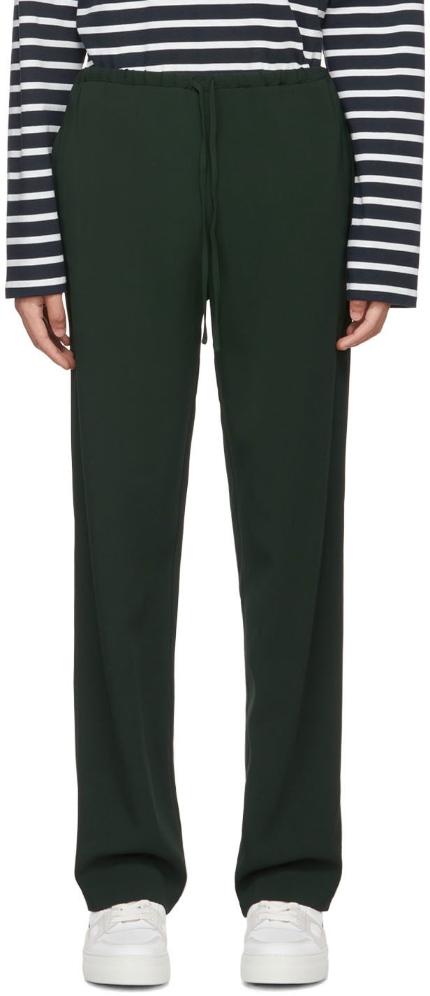 Hlače AMI SSENSE x Trousers Zelena | SPEUTR200.478.610, 0