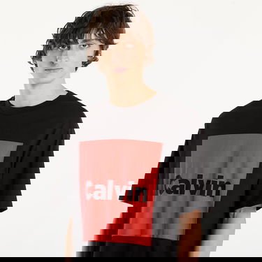 Majica CALVIN KLEIN T-shirt Calvin Box Graphic Tee Črna | LV04RD813G UB1, 1