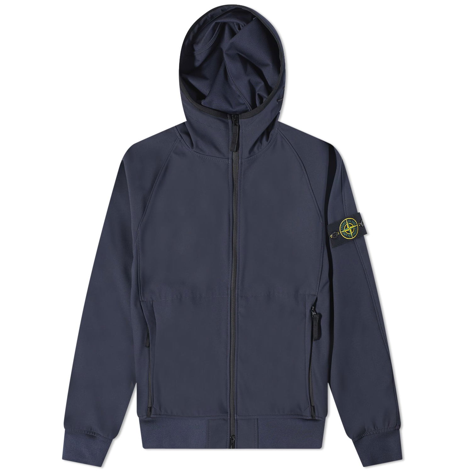 Vetrovka Stone Island Light Soft Shell-R Hooded Jacket Mornarica | 781540927-V0020, 0