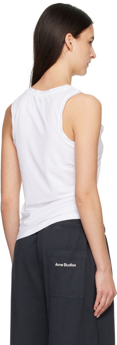Majica brez rokavov Acne Studios Acne Studios Jersey Tank Top Bela | CL0314-, 2