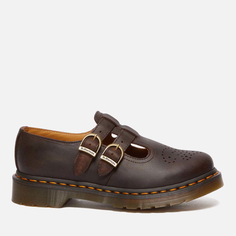 Superge in čevlji Dr. Martens Leather Mary Jane Flats Rjava | 30914201