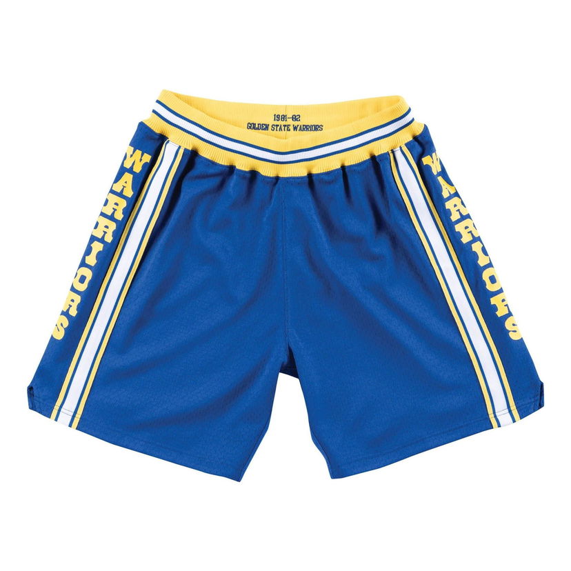 Kratke hlače Mitchell & Ness Mitchell & Ness NBA Golden State Warriors Authentic Shorts Modra | ASHRGS18038-GSWROYA81
