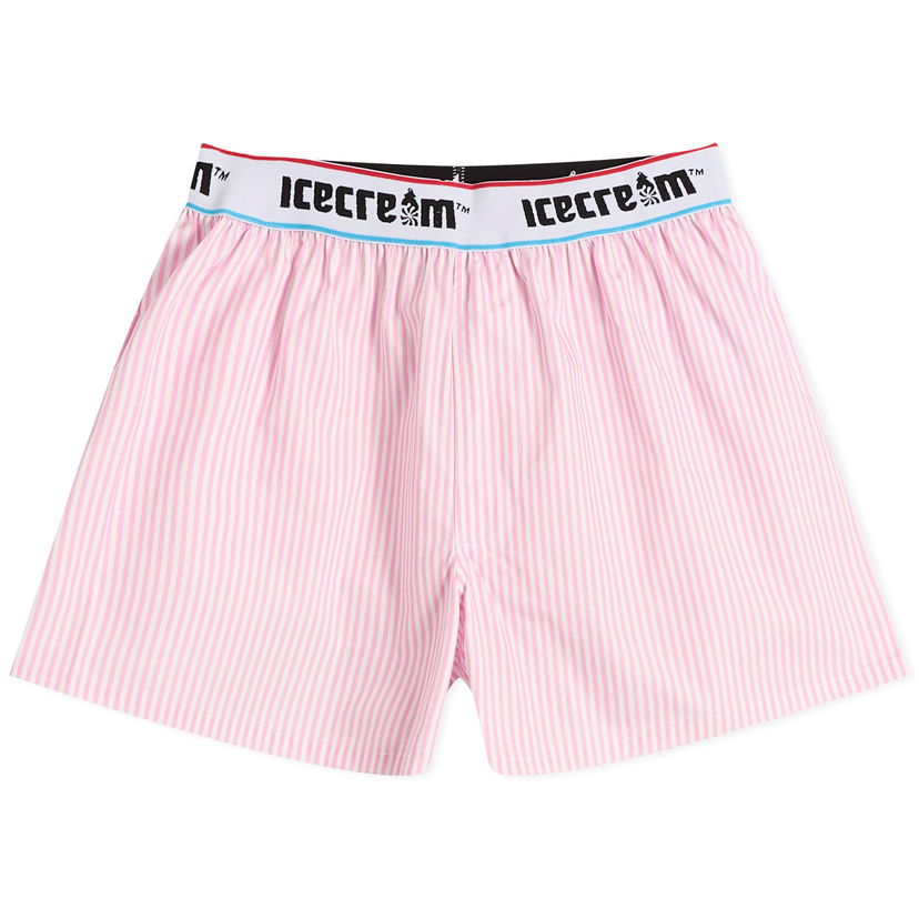 Boksarice BBC IceCream ICECREAM Soft Serve Boxer Shorts, Striped Roza | ICWW25322-PNK