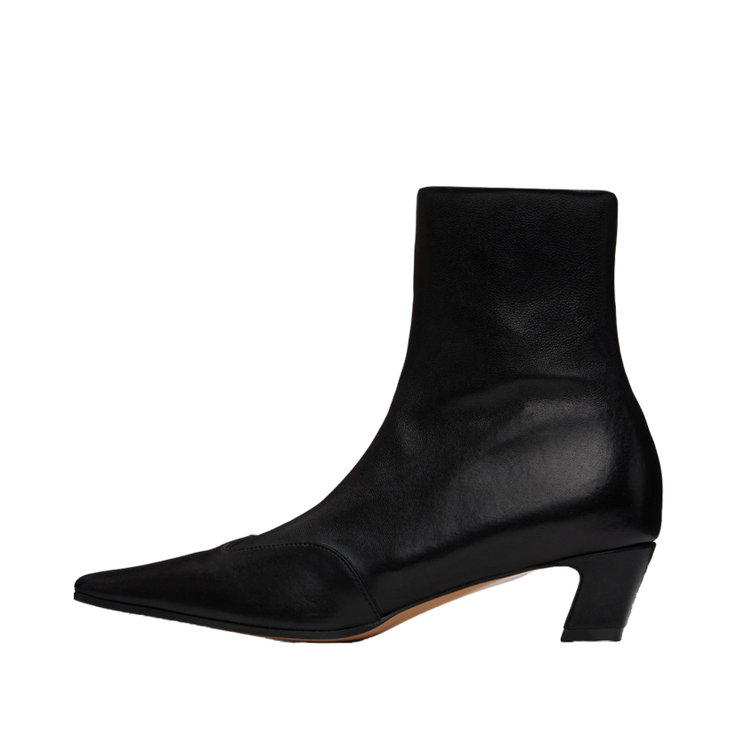 Superge in čevlji Khaite Black 'The Nevada' Stretch Low Boots Črna | F1068-836