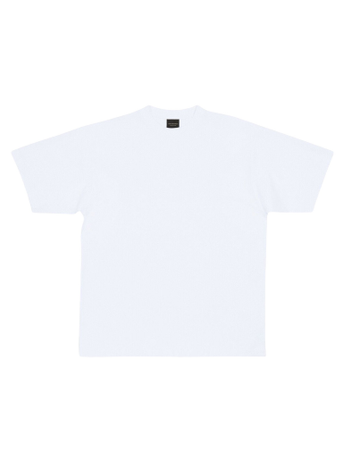 Majica Balenciaga Care Label Medium Fit T-Shirt Bela | 724514TNVL99040