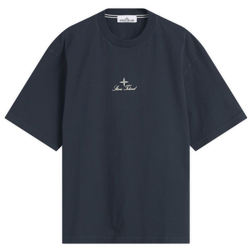 Majica Stone Island Multiaxial Sashiro Embroidery T-Shirt Mornarica | K2S152100021-V0020