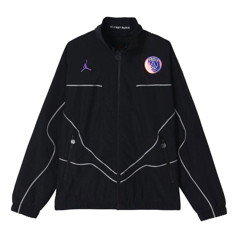 Vetrovka Jordan Jordan Paris Saint-Germain Logo Jacket Črna | CZ0787-010