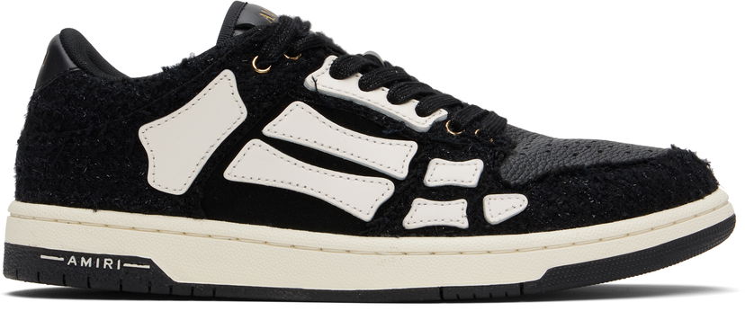 Superge in čevlji AMIRI AMIRI Boucle Skel Top Low Črna | AMFOSR1169