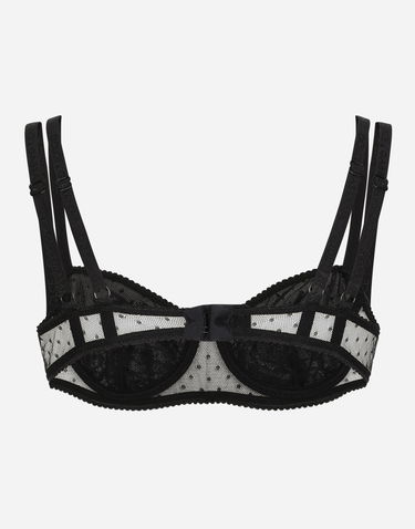 Modrček Dolce & Gabbana Dolce & Gabbana Lace Underwire Bra Črna | O1C59TONO73N0000, 3