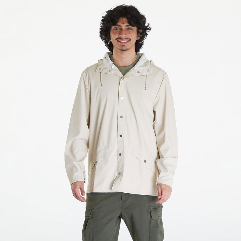 Jakna Rains Jacket W3 UNISEX Beige Bež | 12010 26 Dune