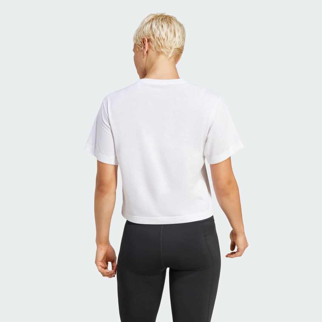 Majica adidas Performance Train Essentials Big Logo Performance Bela | JG8615, 1