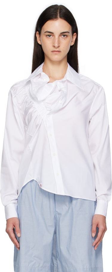 Srajce Charles Jeffrey Loverboy Charles Jeffrey LOVERBOY Ruffle Shirt Bela | 52070202, 0