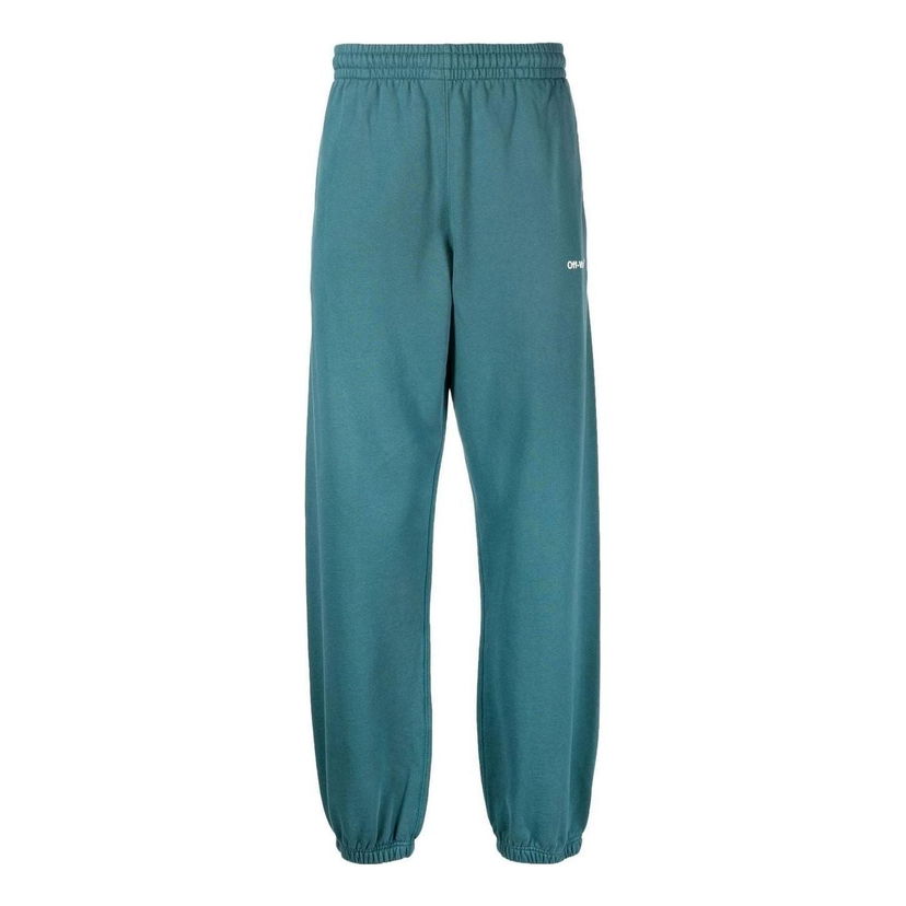 Trenirka Off-White Off-White Chain Arrow Slim Sweatpants Turkizna | OMCH029F22FLE0075501