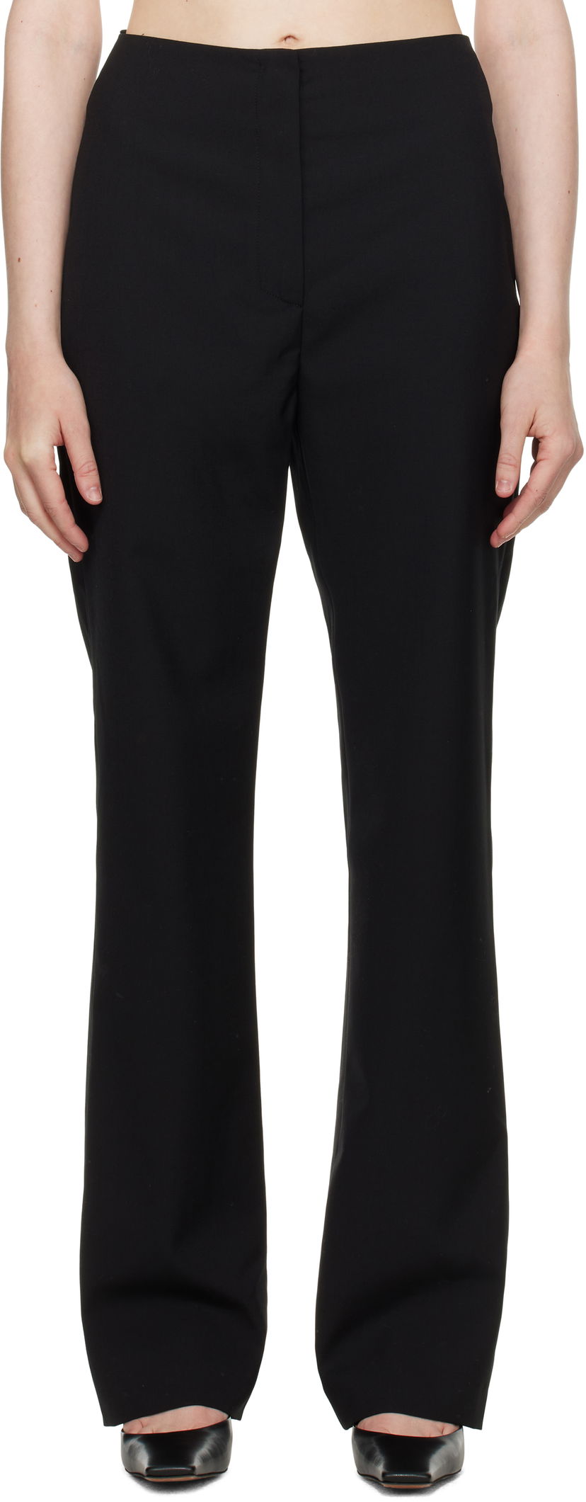 Hlače Nanushka Nanushka Irida Trousers Črna | NW25SSPA25499