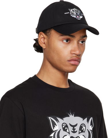Kapa KENZO Black Graphic Logo Cap Črna | FF58AC621F46, 1