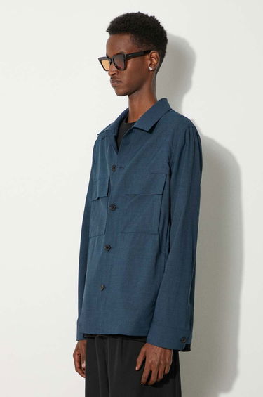 Jakna Paul Smith Paul Smith Wool Overshirt Modra | M1R.703Y.M02212, 3