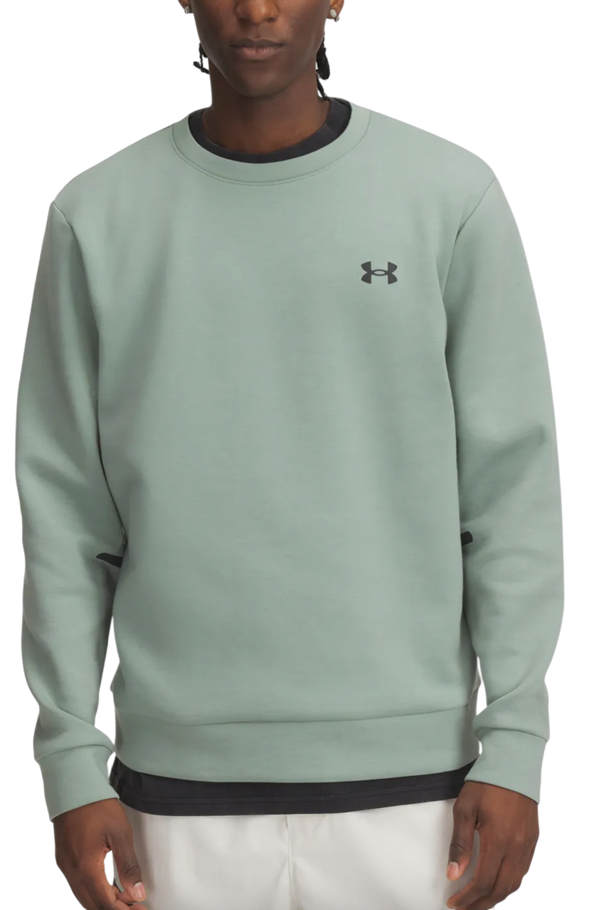 Pulover Under Armour Under Armour Unstoppable Fleece Crew Sweatshirt Zelena | 1389351-348