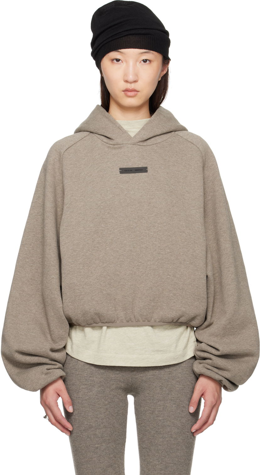 Pulover Fear of God Fear of God ESSENTIALS Modern Fit Hoodie Siva | 192SP257753FW