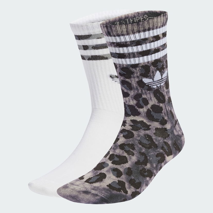 Nogavice adidas Performance Leopard Print Crew Socks 2 Pairs Večbarvna | JW8010