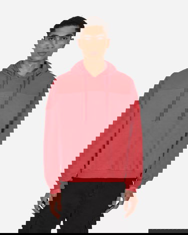 Pulover GUESS Two Tone Hooded Sweatshirt Rdeča | M2BQ02KBB40 CYSM, 0