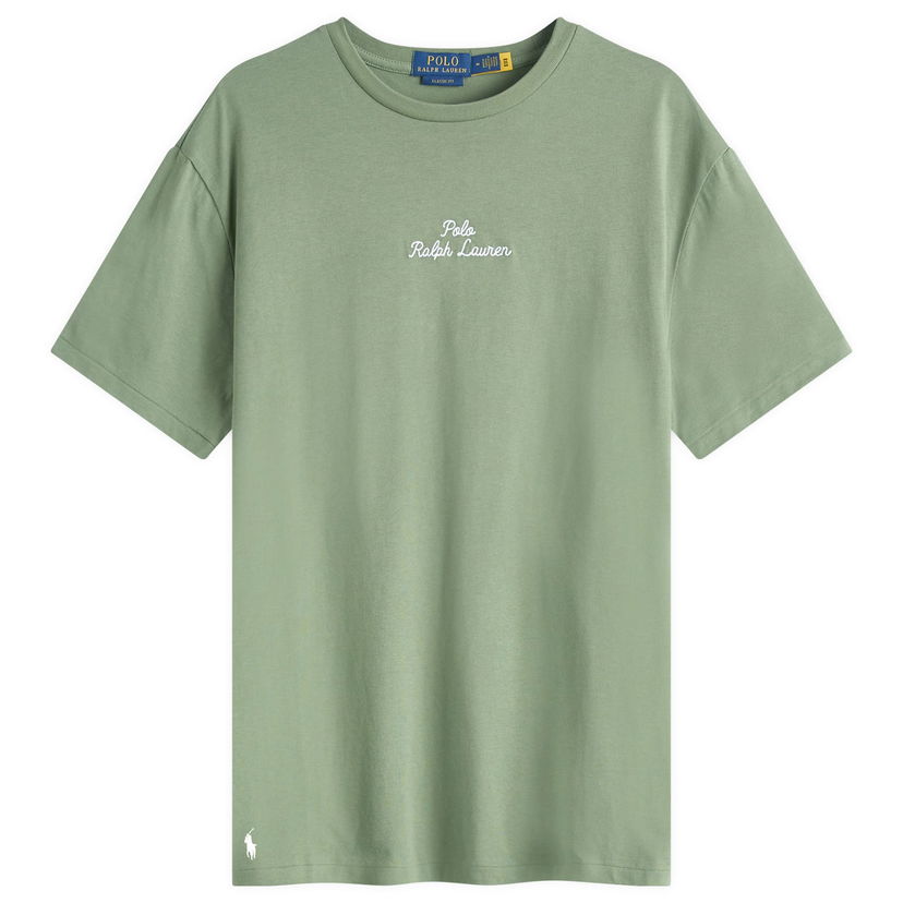 Majica Polo by Ralph Lauren Chain Stitch Logo T-Shirt Zelena | 710936585011