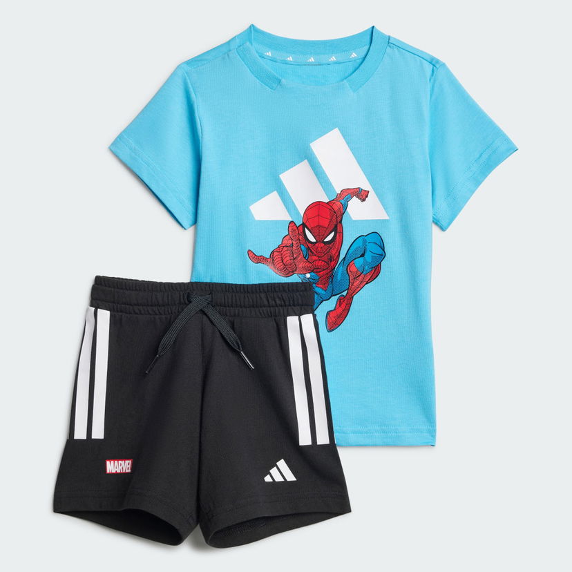 Trenirka adidas Performance Marvel Spider-Man Tee Set Modra | JC6259