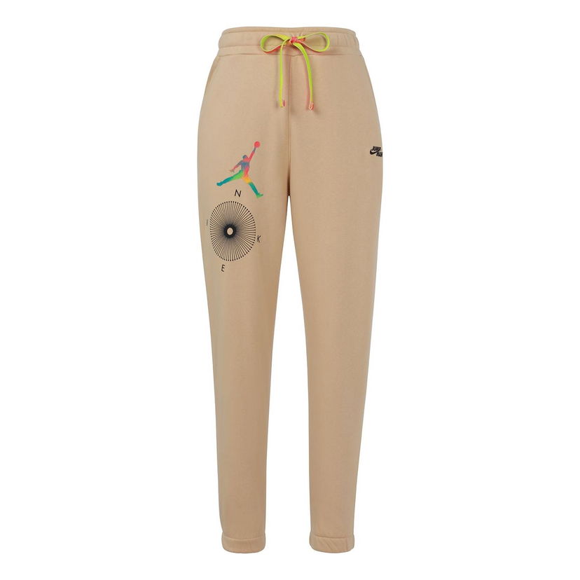 Trenirka Jordan Jordan Embroidered Drawstring Joggers Bež | DQ8016-252